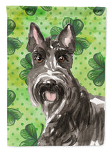 Load image into Gallery viewer, Shamrocks Scottish Terrier Garden Flag - Outdoor Decorative Yard Flag CK1791GF