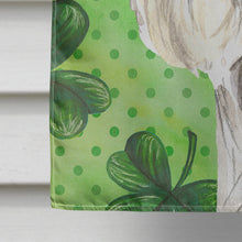 Load image into Gallery viewer, Shamrocks Schnauzer #1 Flag Canvas House Size CK1792CHF