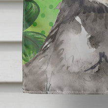 Load image into Gallery viewer, Shamrocks Schnauzer #2 Flag Canvas House Size CK1796CHF