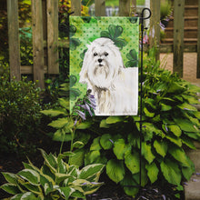 Load image into Gallery viewer, Shamrocks Maltese Garden Flag - Outdoor Decorative Yard Flag CK1797GF