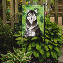 Load image into Gallery viewer, Shamrocks Alaskan Malamute Garden Flag - Outdoor Decorative Yard Flag CK1798GF