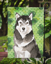 Load image into Gallery viewer, Shamrocks Alaskan Malamute Garden Flag - Outdoor Decorative Yard Flag CK1798GF