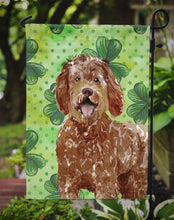 Load image into Gallery viewer, Shamrocks Labradoodle Garden Flag - Outdoor Decorative Yard Flag CK1800GF