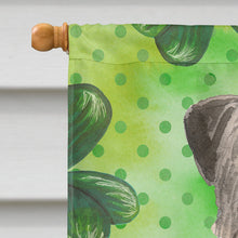 Load image into Gallery viewer, Shamrocks Irish Wolfhound Flag Canvas House Size CK1802CHF