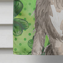Load image into Gallery viewer, Shamrocks Irish Wolfhound Flag Canvas House Size CK1802CHF