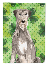 Load image into Gallery viewer, Shamrocks Irish Wolfhound Flag Canvas House Size CK1802CHF
