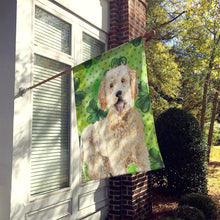 Load image into Gallery viewer, Shamrocks Goldendoodle Flag Canvas House Size CK1805CHF