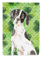 Load image into Gallery viewer, Shamrocks English Pointer Flag Canvas House Size CK1806CHF