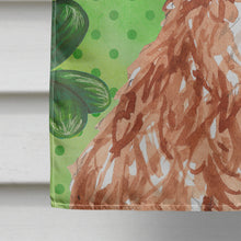 Load image into Gallery viewer, Shamrocks Cavapoo Flag Canvas House Size CK1807CHF