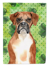 Load image into Gallery viewer, Shamrocks Boxer Flag Canvas House Size CK1810CHF