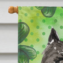 Load image into Gallery viewer, Shamrocks Bouvier des Flandres Flag Canvas House Size CK1811CHF