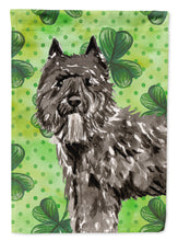 Load image into Gallery viewer, Shamrocks Bouvier des Flandres Flag Canvas House Size CK1811CHF