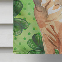 Load image into Gallery viewer, Shamrocks Bloodhound Flag Canvas House Size CK1813CHF
