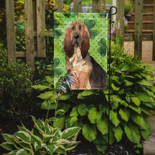 Load image into Gallery viewer, Shamrocks Bloodhound Garden Flag - Outdoor Decorative Yard Flag CK1813GF