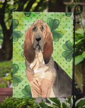 Load image into Gallery viewer, Shamrocks Bloodhound Garden Flag - Outdoor Decorative Yard Flag CK1813GF