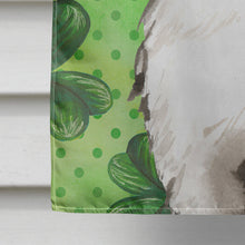 Load image into Gallery viewer, Shamrocks Bernese Mountain Dog Flag Canvas House Size CK1815CHF