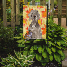 Load image into Gallery viewer, Fall Leaves Weimaraner Garden Flag - Outdoor Decorative Yard Flag CK1822GF