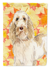 Load image into Gallery viewer, Fall Leaves Spinone Italiano Flag Canvas House Size CK1823CHF