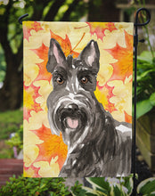 Load image into Gallery viewer, Fall Leaves Scottish Terrier Garden Flag - Outdoor Decorative Yard Flag CK1828GF
