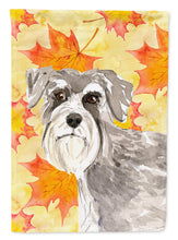 Load image into Gallery viewer, Fall Leaves Schnauzer #1 Garden Flag - Outdoor Decorative Yard Flag CK1829GF