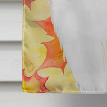 Load image into Gallery viewer, Fall Leaves Rough Collie Flag Canvas House Size CK1830CHF