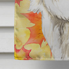 Load image into Gallery viewer, Fall Leaves Maltese Flag Canvas House Size CK1834CHF