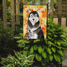 Load image into Gallery viewer, Fall Leaves Alaskan Malamute Garden Flag - Outdoor Decorative Yard Flag CK1835GF
