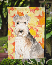 Load image into Gallery viewer, Fall Leaves Lakeland Terrier Garden Flag - Outdoor Decorative Yard Flag CK1836GF