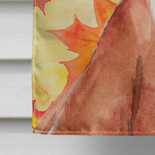 Load image into Gallery viewer, Fall Leaves Vizsla Flag Canvas House Size CK1840CHF