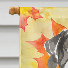 Load image into Gallery viewer, Fall Leaves English Pointer Flag Canvas House Size CK1843CHF