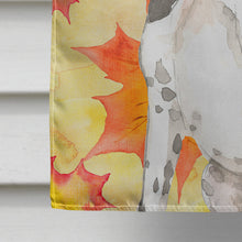 Load image into Gallery viewer, Fall Leaves English Pointer Flag Canvas House Size CK1843CHF