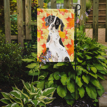 Load image into Gallery viewer, Fall Leaves English Pointer Garden Flag - Outdoor Decorative Yard Flag CK1843GF
