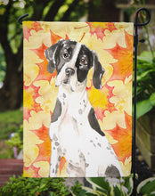 Load image into Gallery viewer, Fall Leaves English Pointer Garden Flag - Outdoor Decorative Yard Flag CK1843GF