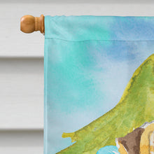 Load image into Gallery viewer, Christmas Tree Fox Terrier Flag Canvas House Size CK1855CHF