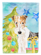 Load image into Gallery viewer, Christmas Tree Fox Terrier Garden Flag - Outdoor Decorative Yard Flag CK1855GF
