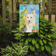 Load image into Gallery viewer, Christmas Tree White Collie Garden Flag - Outdoor Decorative Yard Flag CK1856GF