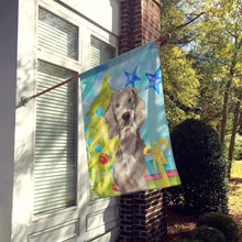 Load image into Gallery viewer, Christmas Tree Weimaraner Flag Canvas House Size CK1859CHF