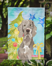 Load image into Gallery viewer, Christmas Tree Weimaraner Garden Flag - Outdoor Decorative Yard Flag CK1859GF