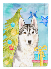 Load image into Gallery viewer, Christmas Tree Siberian Husky Garden Flag - Outdoor Decorative Yard Flag CK1861GF