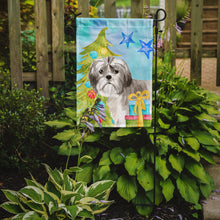 Load image into Gallery viewer, Christmas Tree Shih Tzu Puppy Garden Flag - Outdoor Decorative Yard Flag CK1862GF