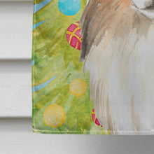 Load image into Gallery viewer, Christmas Tree Sheltie Flag Canvas House Size CK1864CHF