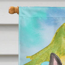 Load image into Gallery viewer, Christmas Tree Scottish Terrier Flag Canvas House Size CK1865CHF