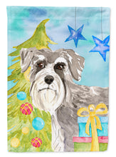 Load image into Gallery viewer, Christmas Tree Schnauzer #1 Garden Flag - Outdoor Decorative Yard Flag CK1866GF