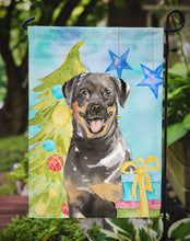 Load image into Gallery viewer, Christmas Tree Rottweiler Garden Flag - Outdoor Decorative Yard Flag CK1868GF