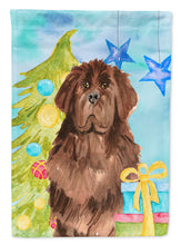 Load image into Gallery viewer, Christmas Tree Newfoundland Garden Flag - Outdoor Decorative Yard Flag CK1869GF