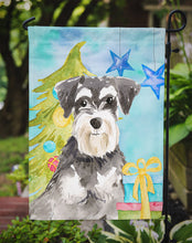 Load image into Gallery viewer, Christmas Tree Schnauzer #2 Garden Flag - Outdoor Decorative Yard Flag CK1870GF