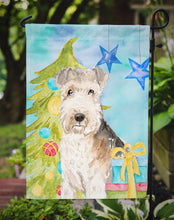 Load image into Gallery viewer, Christmas Tree Lakeland Terrier Garden Flag - Outdoor Decorative Yard Flag CK1873GF