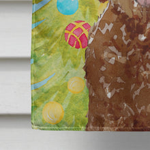 Load image into Gallery viewer, Christmas Tree Labradoodle Flag Canvas House Size CK1874CHF