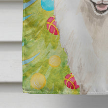 Load image into Gallery viewer, Christmas Tree Japanese Spitz Flag Canvas House Size CK1875CHF