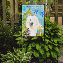Load image into Gallery viewer, Christmas Tree Japanese Spitz Garden Flag - Outdoor Decorative Yard Flag CK1875GF